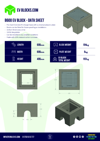 EV Block B600 - Datasheet