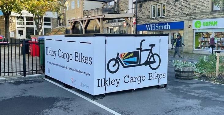 Cargo Bike Locker for Climate Action Ilkley