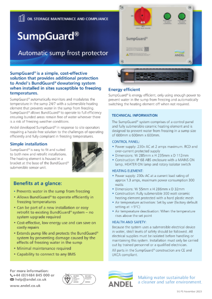 SumpGuard® Data Sheet