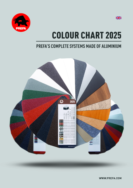 PREFA Colour Chart 2025