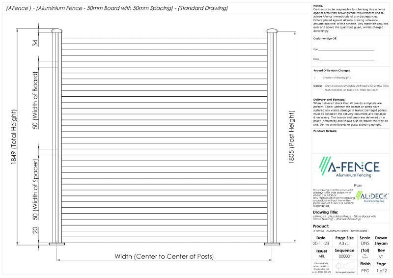 AliDeck-AFence-50mm-Board-CAD