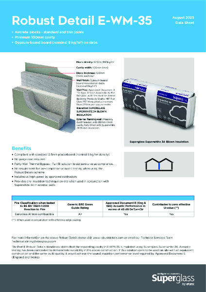 Robust Details Solution E-WM-35