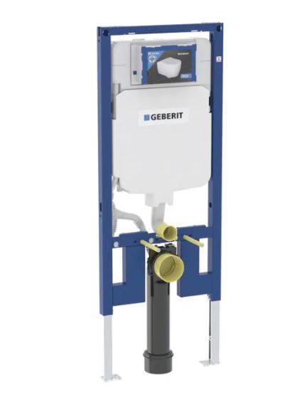 Geberit Duofix element for wall-hung WC, 114 cm, with Sigma concealed cistern 8 cm - Duofix Installation Element