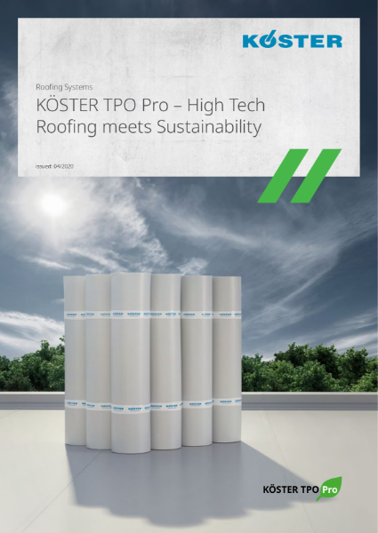 Koster TPO Pro product brochure