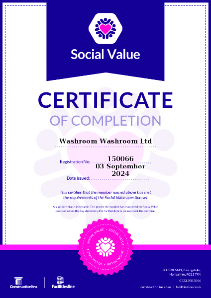 Social Value Certificate of Completion