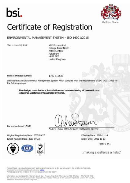 bsi - ISO 14001