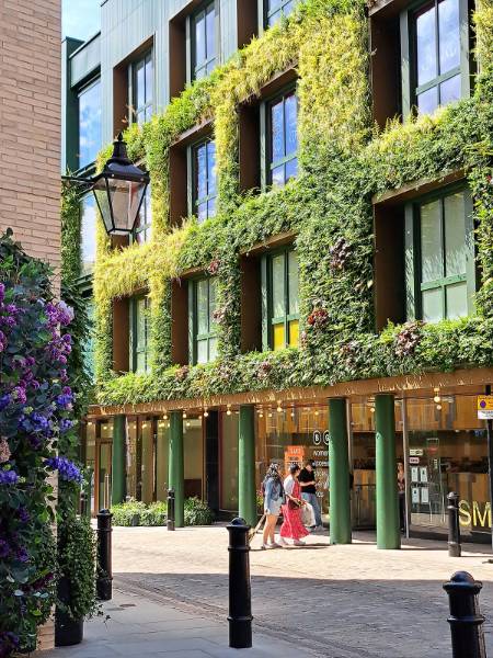 Floral Street living wall, Covent Garden