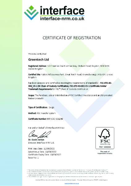 FSC-STD-40-004_V3-1 EN Chain of Custody Certification; FSC-STD-50-001 V2-1 Certificate Holder Trademark Requirements for FSC® Chain of Custody Certification