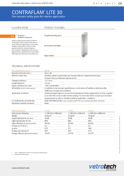 002. Contraflam Lite Datasheets