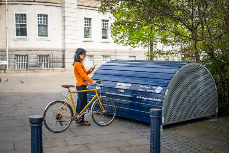 Peace of mind with secure short-term bike parking in Maidstone