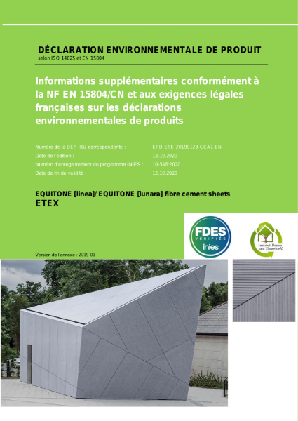 
 Environmental Product Declaration EPD [linea] & [lunara]
