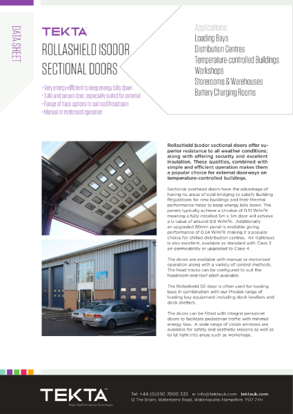 Rollashield Isodor Datasheet