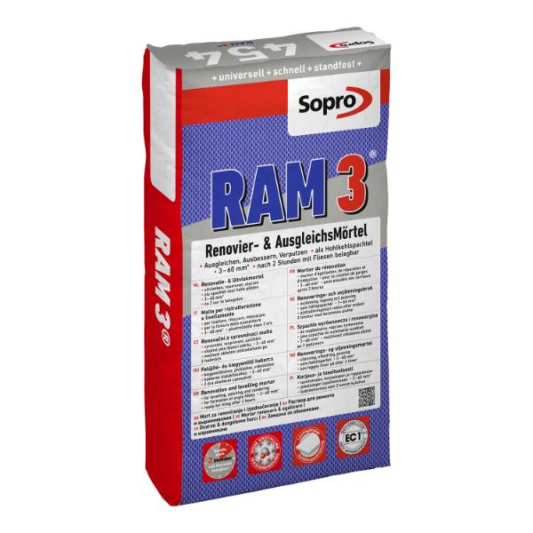 Sopro RAM 3 454 Renovation and Levelling Mortar