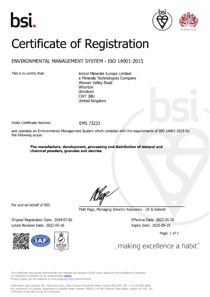 ISO 14001 Environmental Management Systems