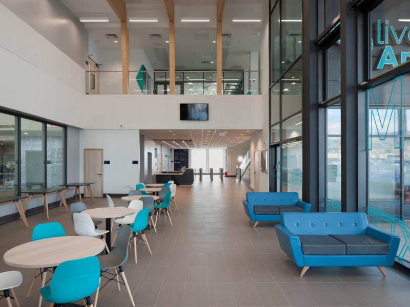 Absorb-R-SofTone Acoustic Fabric Panels (White) at The Helensburgh Waterfront Development