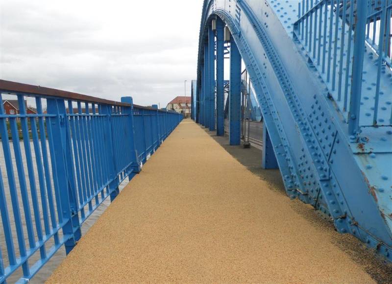 Resubind CP from Sherwin-Williams provides safe textured walkway finish for North Wales bridge footpath