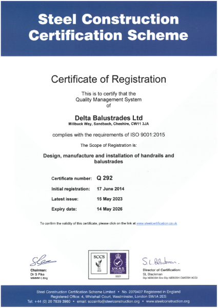 ISO 9001 Certificate