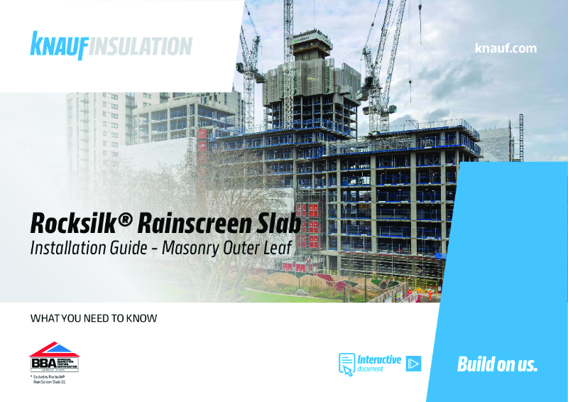 Rocksilk® RainScreen Slab Installation Guide - Masonry Outer Leaf ...