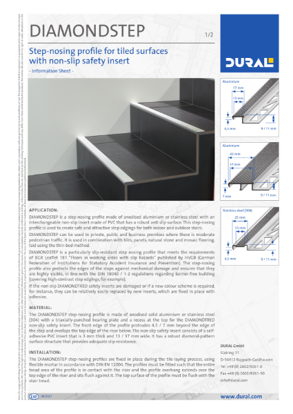 DIAMONDSTEP Information Sheet