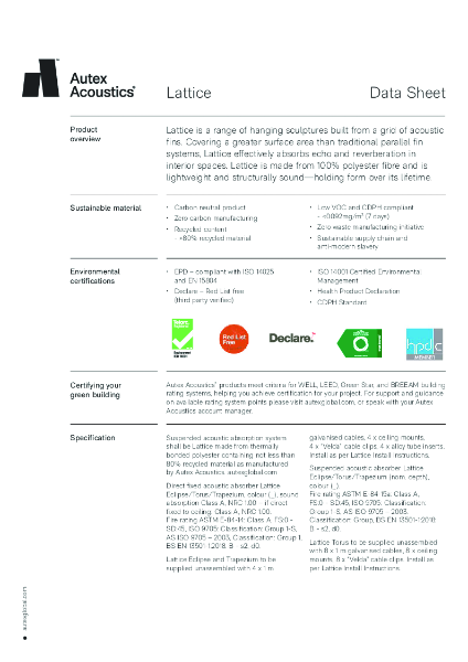 Lattice Datasheet