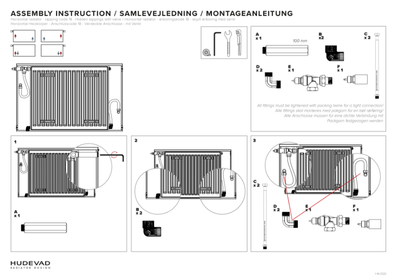 Hudevad Horizontal Instructions Tapping Code 18