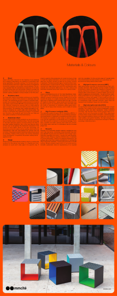 mmcité standard colour and material chart