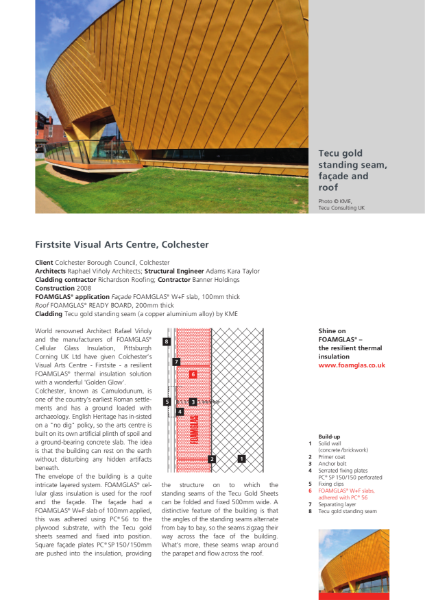 Insulating Standing Seam Façade - Case Study