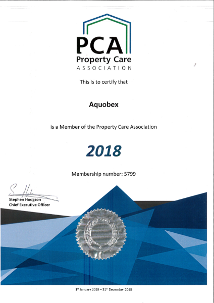 Property Care Association Certificate