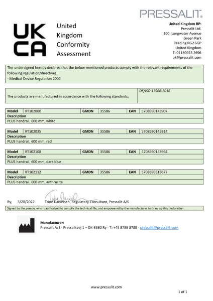 UK Conformity Assessed (UKCA)