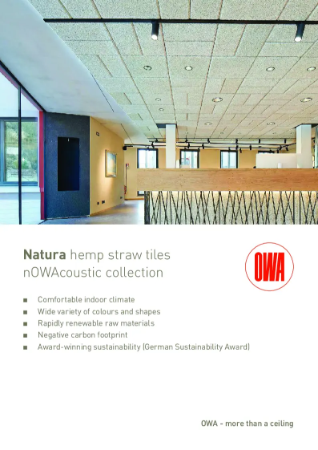 Natura hemp straw tiles