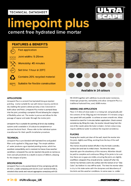 Limepoint Plus Technical Datasheet