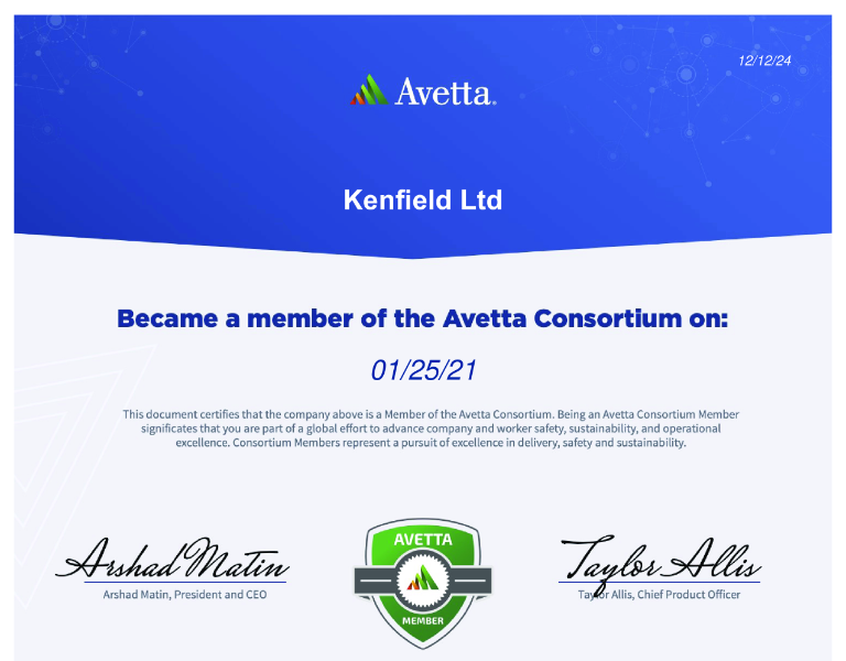 Avetta Consortium Member