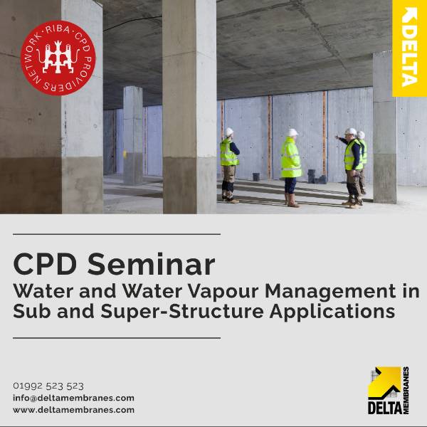 Water and Water Vapour Management in Sub and Super-Structure Applications