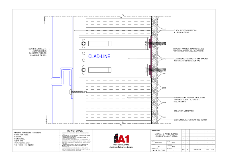Unity A1 IL-02 Technical Drawing
