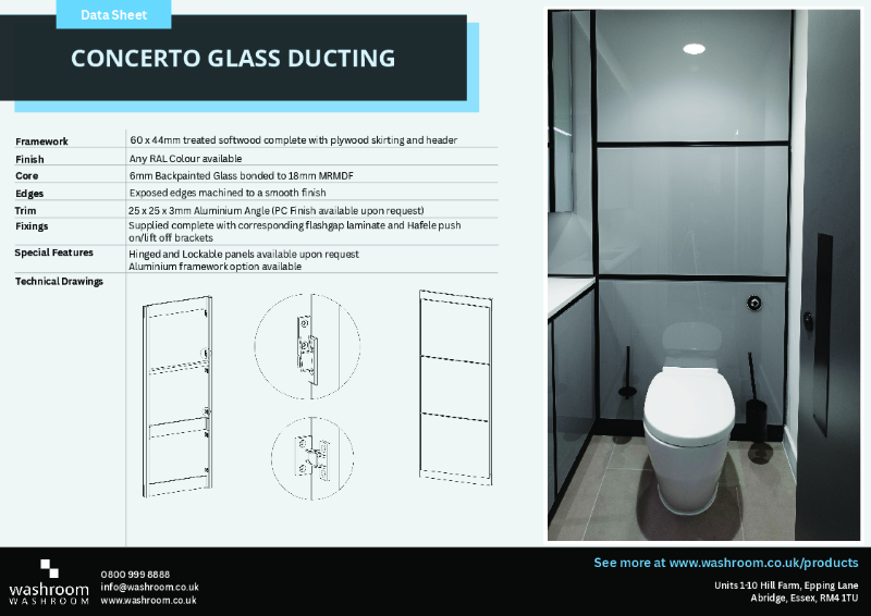 Concerto Glass Ducting