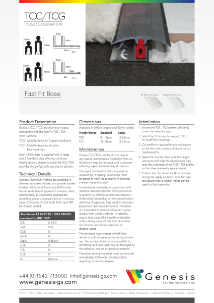 TCC - TCG Datasheet