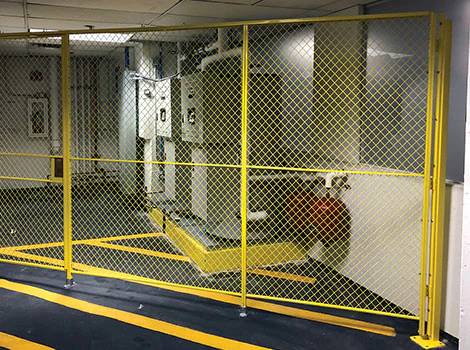 Wire Mesh Partition Standard Duty 10-Gauge 