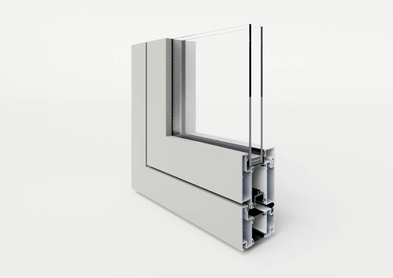 Stellar Aluminium Flush / French Door - Flush Doorset
