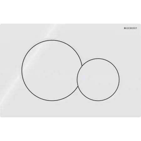 Geberit Sigma01 Flush Plate For Dual Flush, Round