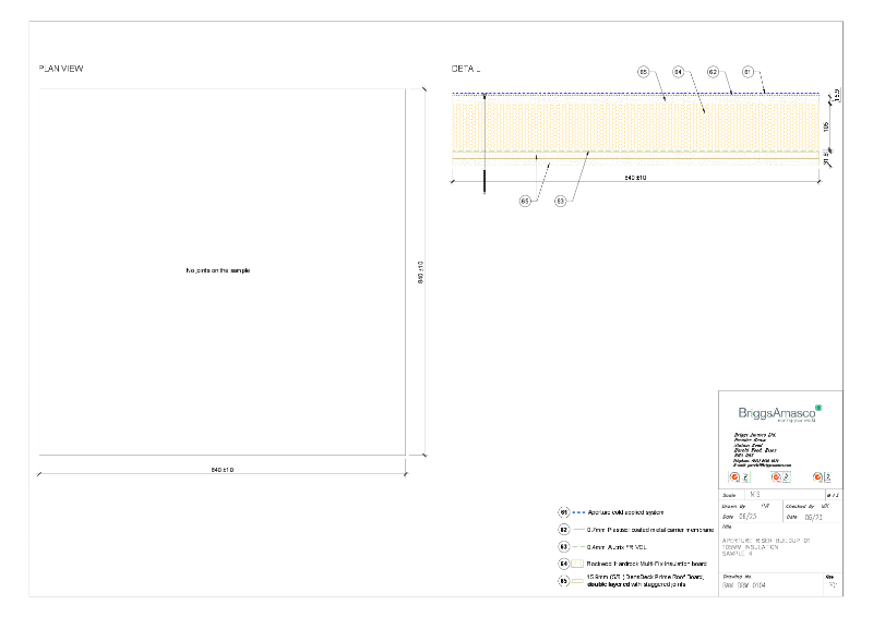 BAM-DRW-0104 --- Aperture Riser Buildup 01 - 105MM Insulation Sample 4