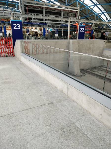 MEGAgrip Balustrade at Waterloo Station