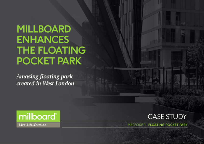 Millboard Floating Pocket Park, Paddington Case Study