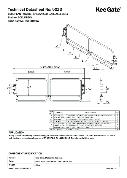 Kee Gate® Double Datasheet