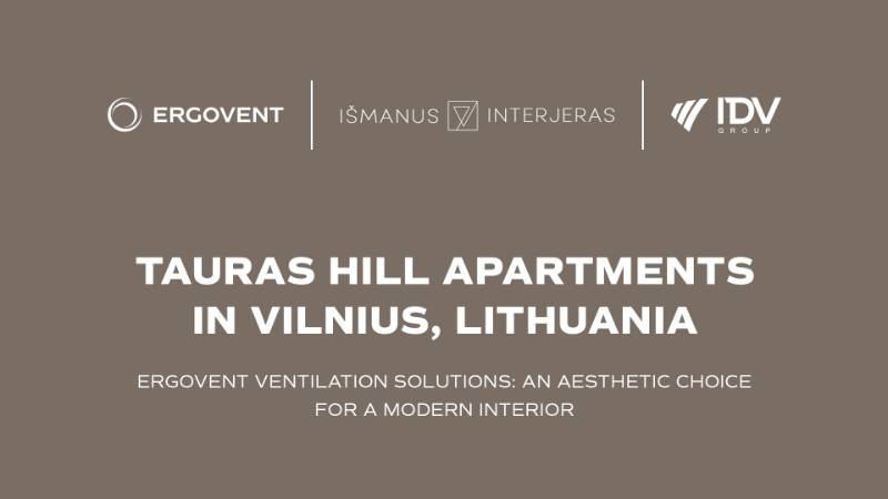 ERGOVENT ventilation solutions: an aesthetic choice for a modern interior