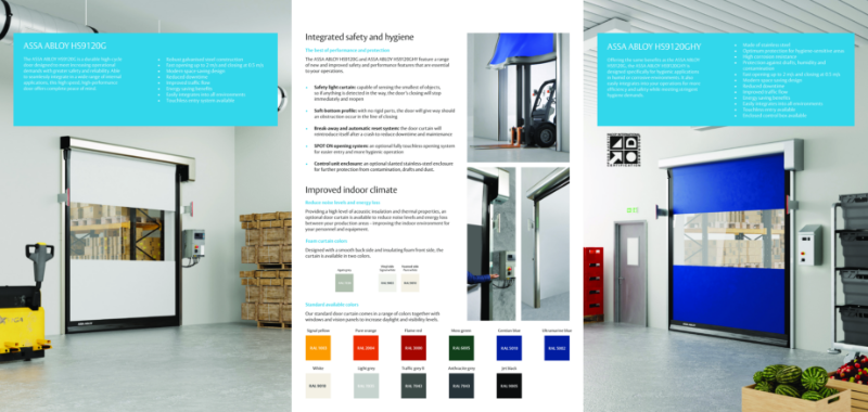 ASSA ABLOY HS9120G and HS9120GHY Brochure