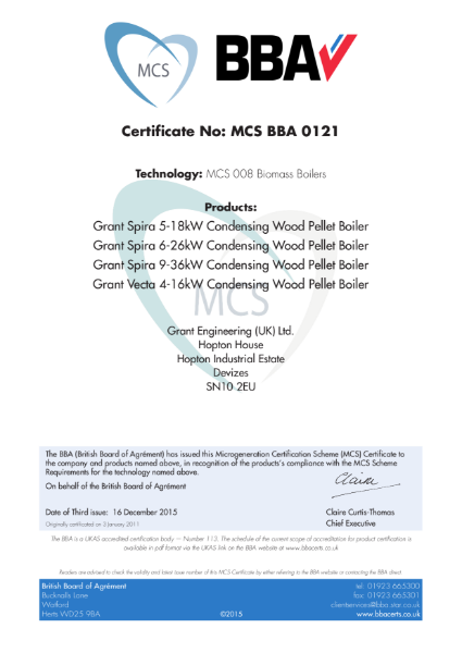 Technology: MCS 008 Biomass Boilers