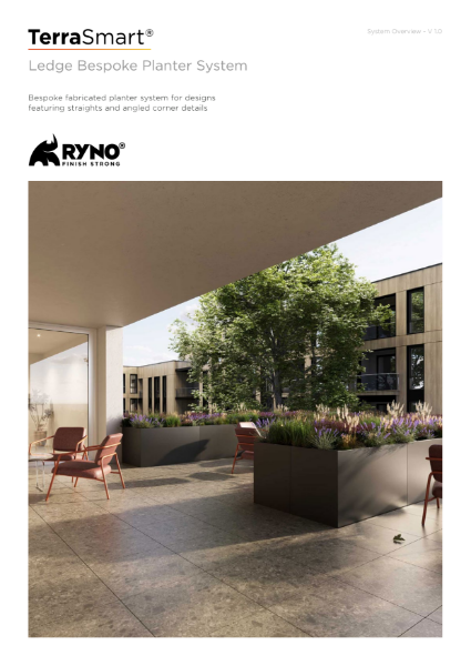 TerraSmart Ledge Planter – Brochure