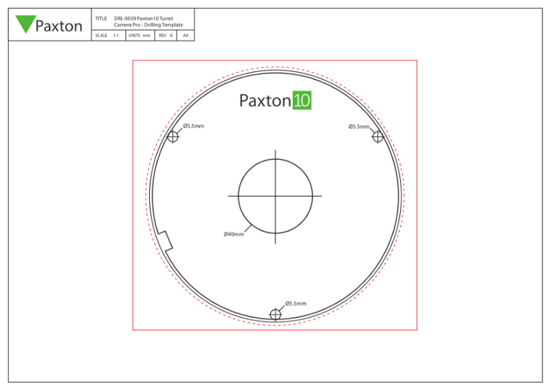 Paxton10 Turret Camera – PRO series template