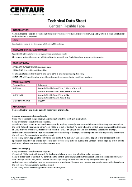 Centech Flexible Tape