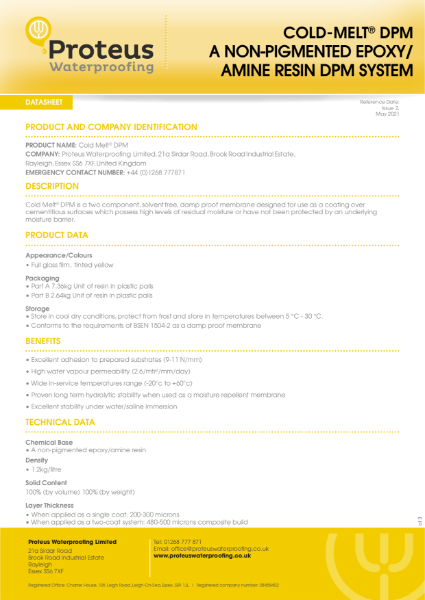 Cold Melt® DPM Primer